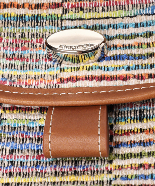 A VACATION/ア ヴァケーション SEE SAW BAG LINE CHECK（ハンドバッグ