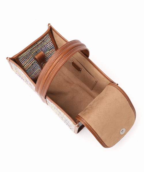 A VACATION/ア ヴァケーション SEE SAW BAG LINE CHECK（ハンドバッグ