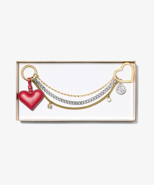 国内直営 すぐ届く[MICHAEL MICHAEL KORS]MKハート キーチャーム 国内直営 すぐ届く[MICHAEL MICHAEL KORS]MKハート キーチャーム
