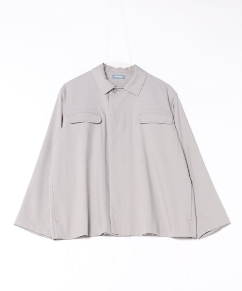 Plantation（プランテーション）の「ECOライト / ジャケット / (O)（その他アウター・レディース・ライトグレー/ライトグリーン・M size）」の2枚目の写真