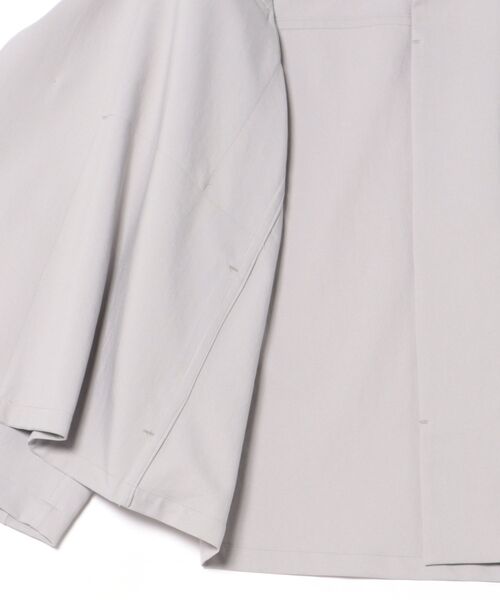 Plantation（プランテーション）の「ECOライト / ジャケット / (O)（その他アウター・レディース・ライトグレー/ライトグリーン・M size）」の4枚目の写真