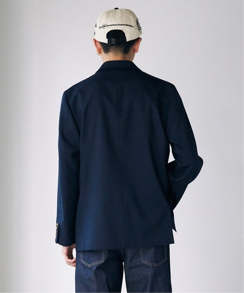 JOURNAL STANDARD（ジャーナルスタンダード）の「TWツイル Wブレストブレザー（テーラードジャケット・メンズ・ネイビー・LARGE/MEDIUM/SMALL）」の9枚目の写真
