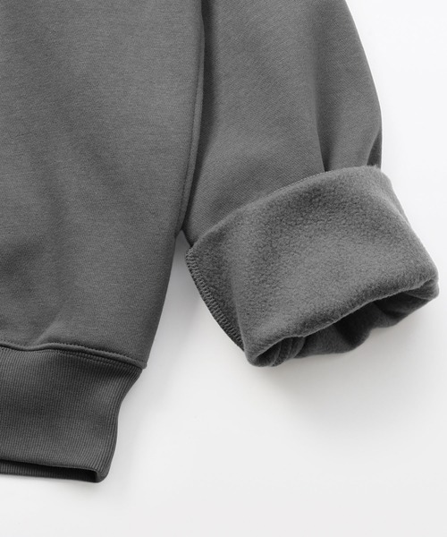 無印良品（ムジルシリョウヒン）の「紳士　ハーフジップスウェットシャツ（スウェット・メンズ・ブラック/カーキ/チャコールグレー/グレー・S/XL/L/M/XXL）」の17枚目の写真