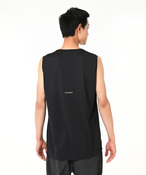 NEW BALANCE(ニューバランス)の「ファンクショナルスリーブレスシャツ(Tシャツ/カットソー・メンズ・ブラック・LARGE/X-LARGE/SMALL/MEDIUM)」の3枚目の写真