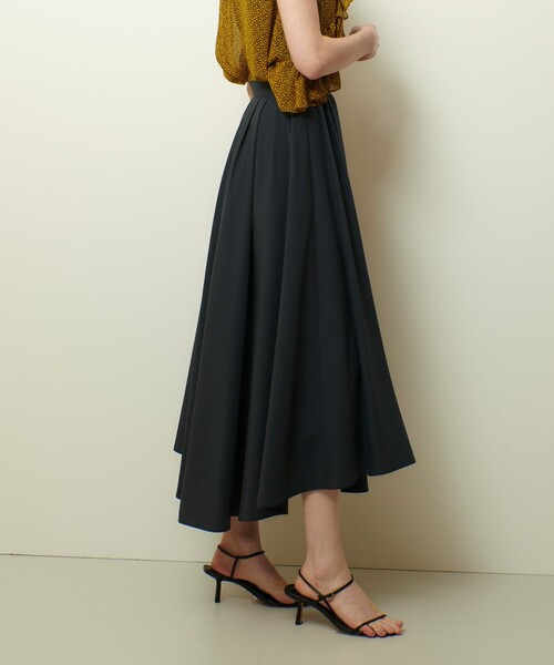 allureville（アルアバイル）の「タイプライターイレギュラーヘムスカート（スカート・レディース・ベージュ/パープル/ネイビー・1/2）」の9枚目の写真