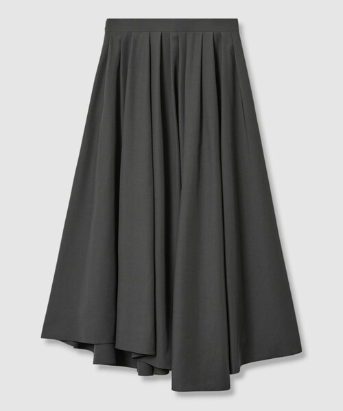 allureville（アルアバイル）の「タイプライターイレギュラーヘムスカート（スカート・レディース・ベージュ/パープル/ネイビー・1/2）」の12枚目の写真