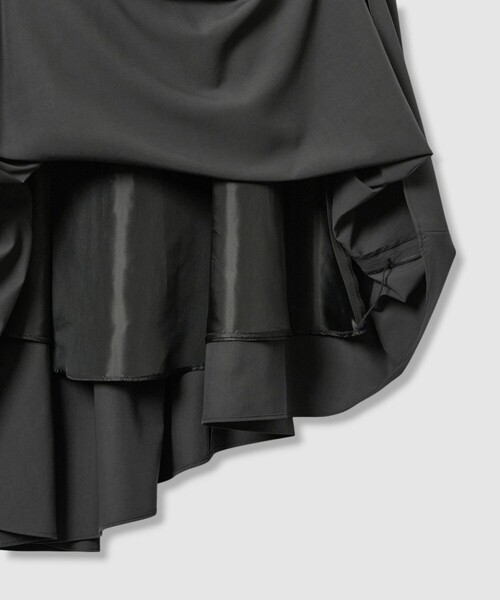 allureville（アルアバイル）の「タイプライターイレギュラーヘムスカート（スカート・レディース・ベージュ/パープル/ネイビー・1/2）」の14枚目の写真