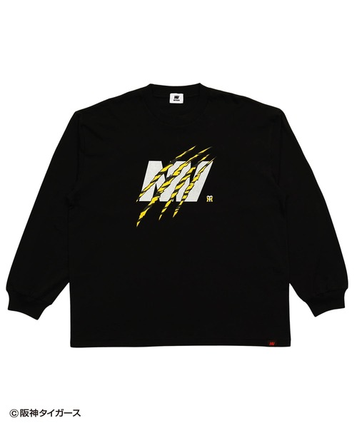 NOSTALVIA(ノスタルヴィア)の「阪神タイガース × NOSTALVIA ノスタルヴィア Tigers Claw / タイガースクロー ロンT(Tシャツ/カットソー・メンズ・ホワイト/ブラック・SMALL/X-LARGE/LARGE/MEDIUM)」の2枚目の写真