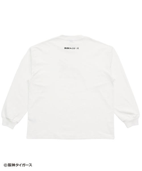NOSTALVIA(ノスタルヴィア)の「阪神タイガース × NOSTALVIA ノスタルヴィア Tigers Claw / タイガースクロー ロンT(Tシャツ/カットソー・メンズ・ホワイト/ブラック・SMALL/X-LARGE/LARGE/MEDIUM)」の4枚目の写真