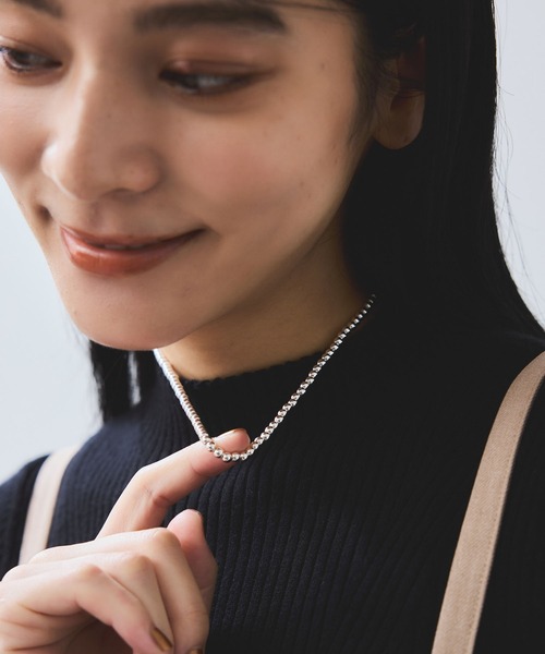 VIS（ビス）の「ハートフックネックレス（ネックレス・レディース・ゴールド/シルバー・FREE）」の5枚目の写真