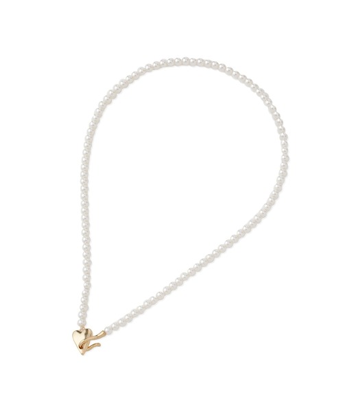 VIS（ビス）の「ハートフックネックレス（ネックレス・レディース・ゴールド/シルバー・FREE）」の6枚目の写真