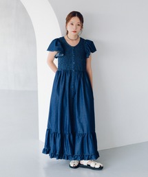 ⭐︎新品⭐︎アーバンリサーチ【SonnyLabel】ワンピース 別注』Champion×Sonny Label ギャザーワンピース[LWA5-CWSB342