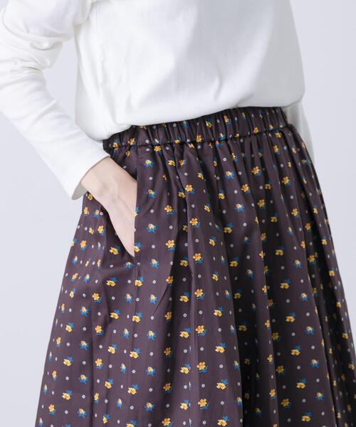 かぐれ（カグレ）の「リバティプリントスカート（スカート・レディース・ブラック系その他/ピンク系その他/グレー系その他/グリーン系その他・FREE）」の8枚目の写真