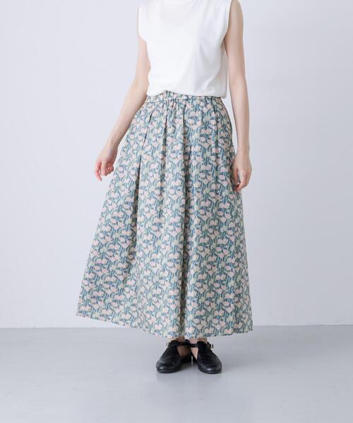 リバティプリントスカート（スカート）｜かぐれ（カグレ）の