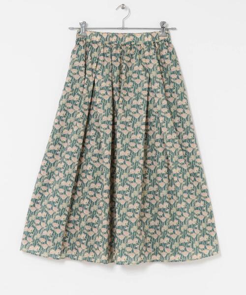 かぐれ（カグレ）の「リバティプリントスカート（スカート・レディース・ブラック系その他/ピンク系その他/グレー系その他/グリーン系その他・FREE）」の20枚目の写真