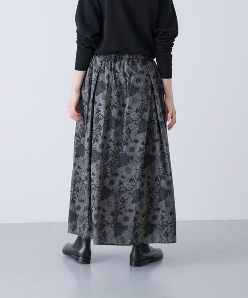 最終お値下げ❗️リバティプリントスカート グレー系 リバティプリントスカート（スカート）｜かぐれ（カグレ）の