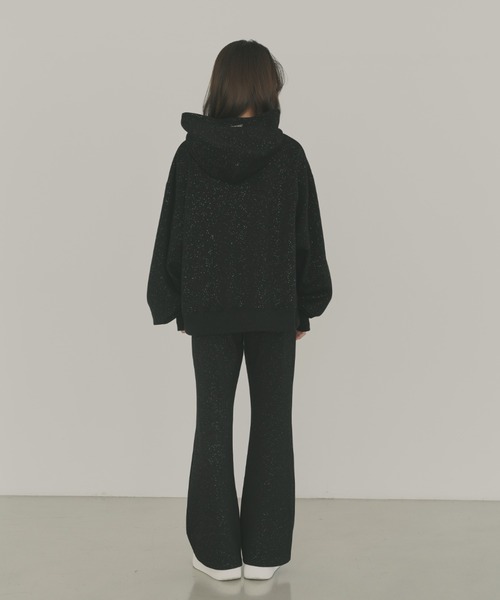 Lallana（ララーナ）の「Lame pullovers hoodie / ラメプル