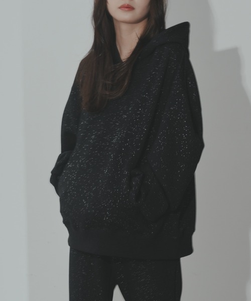 かーでLallana パーカー Lame pullovers hoodie Lallana（ララーナ）の「Lame pullovers hoodie / ラメプル