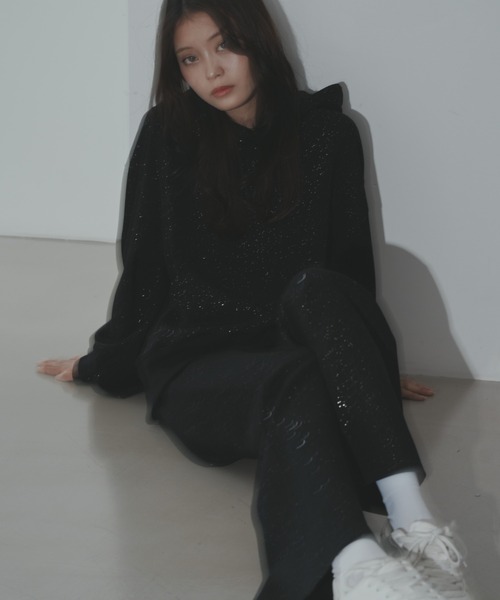 Lame pullovers hoodie / ラメプルオーバーフーディー（パーカー