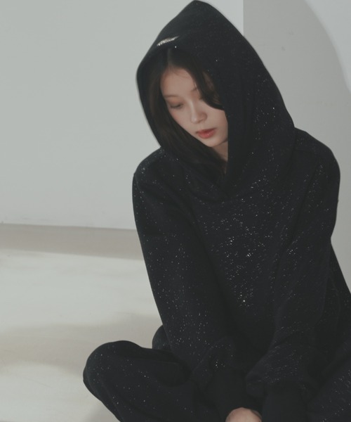かーでLallana パーカー Lame pullovers hoodie Lallana（ララーナ）の「Lame pullovers hoodie / ラメプル