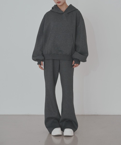 かーでLallana パーカー Lame pullovers hoodie Lame pullovers hoodie / ラメプルオーバーフーディー（パーカー