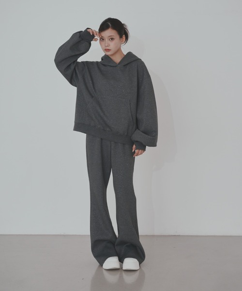 かーでLallana パーカー Lame pullovers hoodie Lallana（ララーナ）の「Lame pullovers hoodie / ラメプル