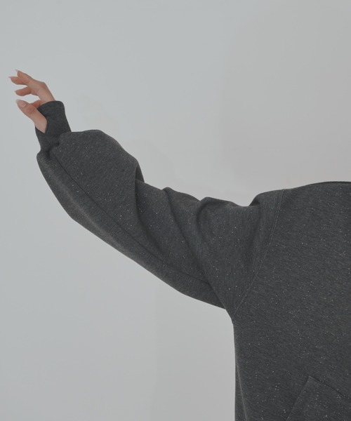 かーでLallana パーカー Lame pullovers hoodie Lallana（ララーナ）の「Lame pullovers hoodie / ラメプル