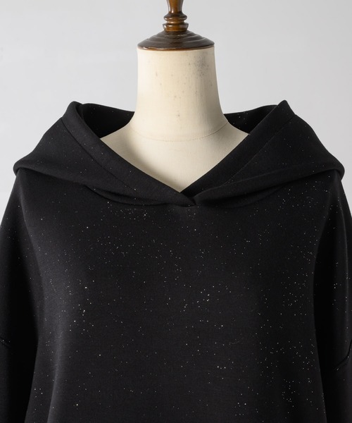 Lallana（ララーナ）の「Lame coco pullovers hoodie / ラメココプル