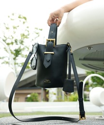 DRAW（ドロー）の「DRAW(ドロー) /ベルテッド バケット バッグ スモール（ショルダーバッグ）」