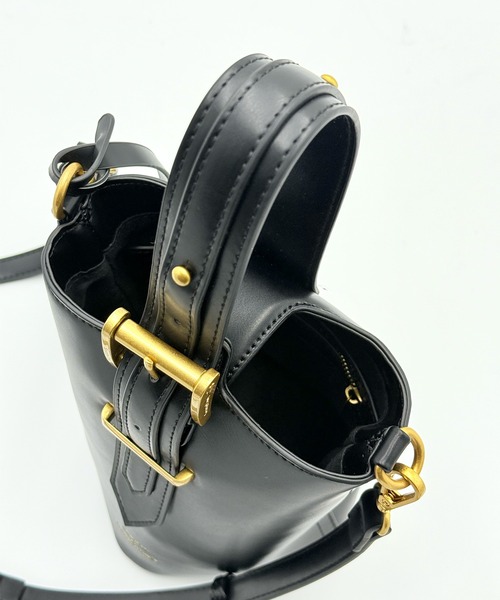 DRAW（ドロー）の「DRAW(ドロー) /ベルテッド バケット バッグ スモール（ショルダーバッグ・レディース・ブラック系/ブラック系1・FREE）」の3枚目の写真