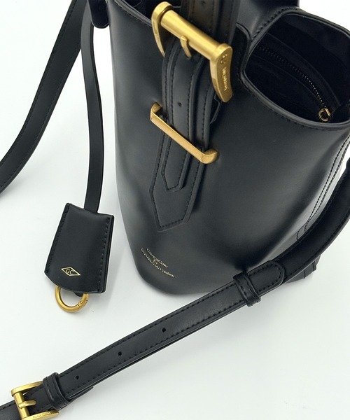 DRAW（ドロー）の「DRAW(ドロー) /ベルテッド バケット バッグ スモール（ショルダーバッグ・レディース・ブラック系/ブラック系1・FREE）」の6枚目の写真