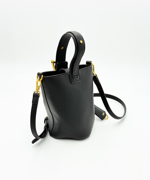 DRAW（ドロー）の「DRAW(ドロー) /ベルテッド バケット バッグ スモール（ショルダーバッグ・レディース・ブラック系/ブラック系1・FREE）」の7枚目の写真