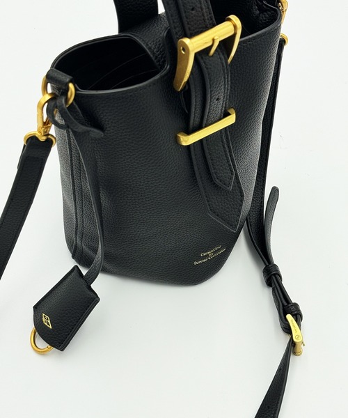 DRAW（ドロー）の「DRAW(ドロー) /ベルテッド バケット バッグ スモール（ショルダーバッグ・レディース・ブラック系/ブラック系1・FREE）」の22枚目の写真