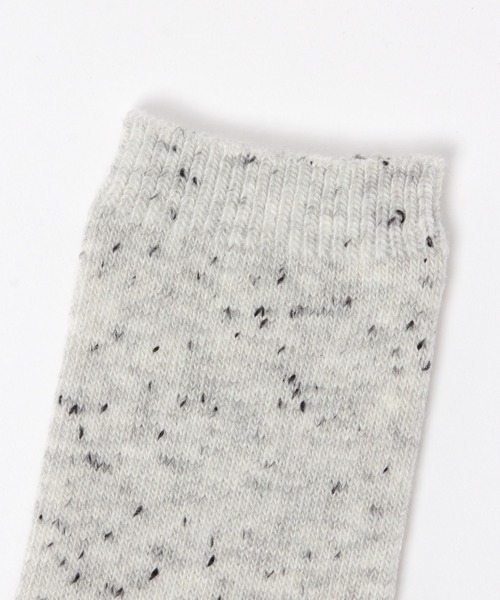 BAYFLOW（ベイフロー）の「カラーネップMIXソックス（ソックス/靴下・レディース・ピンク/サックスブルー/オフホワイト/グレー・FREE）」の5枚目の写真