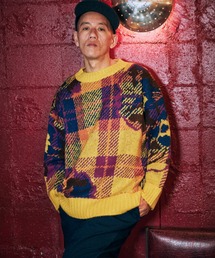 OPULENCE（オーピュレンス）の「フラワージャガードニット（ニット/セーター）」