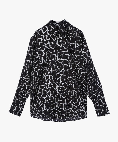 Mens Print Cotton длинный рукав футболка "Andy"