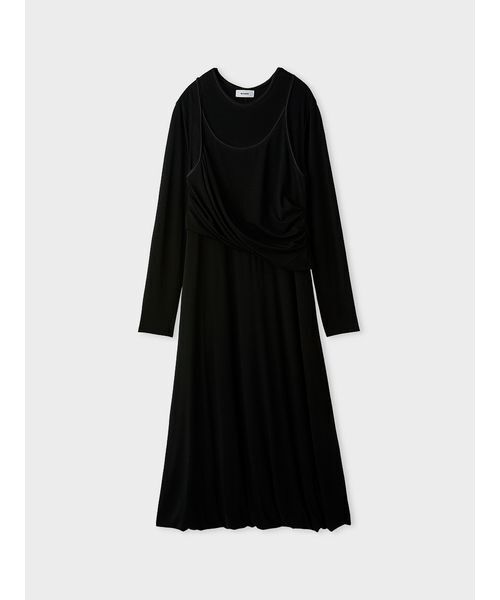 セール】レイヤードドレープカットOP（ワンピース）｜MIESROHE