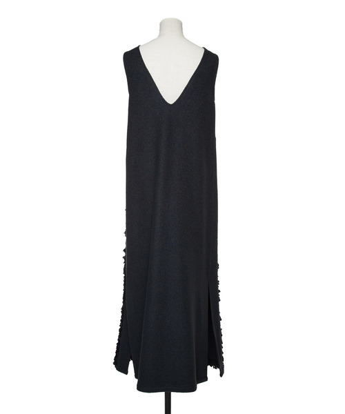 muller of yoshiokubo(ミュラーオブヨシオクボ)の「muller of yoshiokubo ミュラーオブヨシオクボ / FLOWY FRILLED DRESS フリルドレス / MLF25604(ワンピース・レディース・ブラック・36/38)」の3枚目の写真