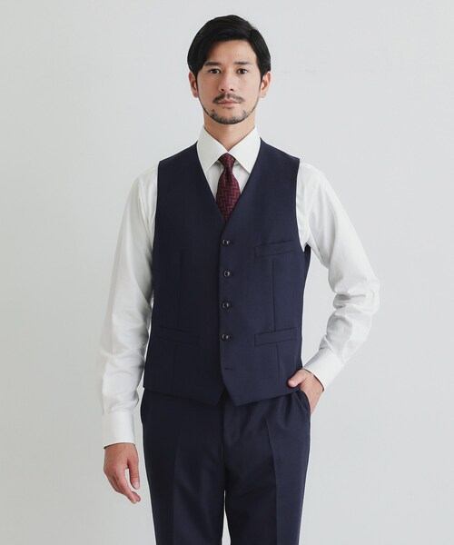 セール】鱗紋 ベスト（スーツベスト）｜TAKEO KIKUCHI（タケオキクチ