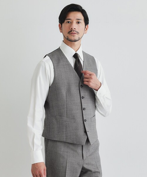 TAKEO KIKUCHI(タケオキクチ)の「鱗紋 ベスト(スーツベスト・メンズ・ブラウン系その他/ブラック/ネイビー・03/02)」の17枚目の写真