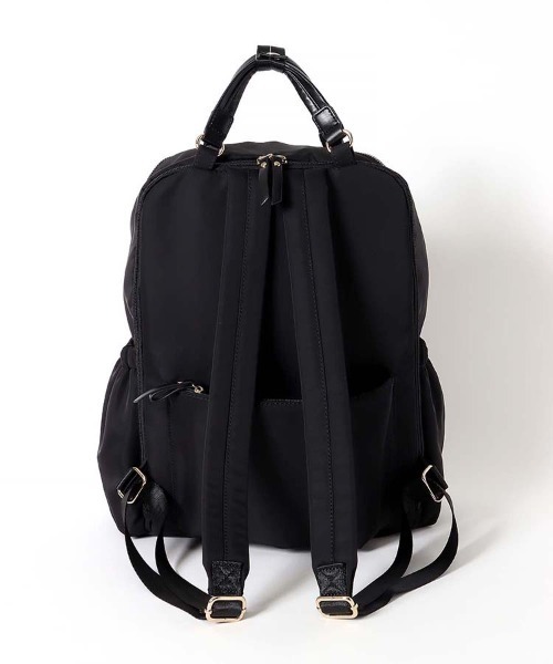 Bleu Bleuet(ブルーブルーエ)の「デザイン2WAYササットリュック(バックパック/リュック・レディース・ブラック/オリーブ/チャコール・FREE)」の12枚目の写真