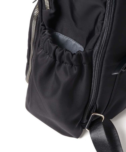 Bleu Bleuet(ブルーブルーエ)の「デザイン2WAYササットリュック(バックパック/リュック・レディース・ブラック/オリーブ/チャコール・FREE)」の16枚目の写真