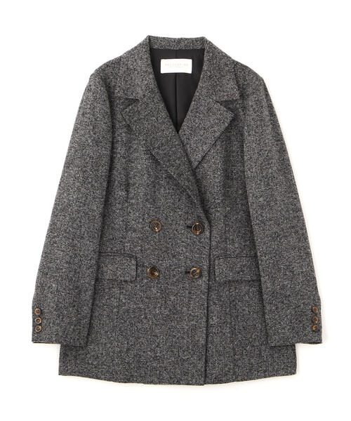 PROPORTION BODY DRESSING（プロポーションボディドレッシング）の「ベーシックテーラードジャケット / 1215250001（テーラードジャケット・レディース・ベージュ系その他/ブラック系その他・SMALL/P/S/MEDIUM）」の6枚目の写真