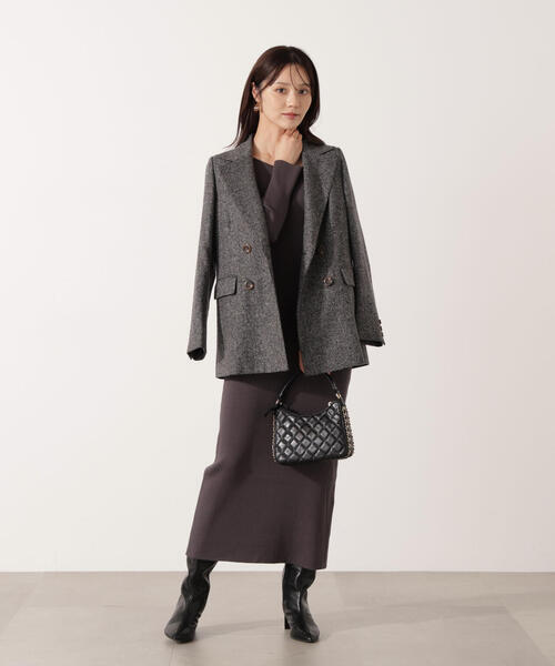 PROPORTION BODY DRESSING（プロポーションボディドレッシング）の「ベーシックテーラードジャケット / 1215250001（テーラードジャケット・レディース・ベージュ系その他/ブラック系その他・SMALL/P/S/MEDIUM）」の11枚目の写真