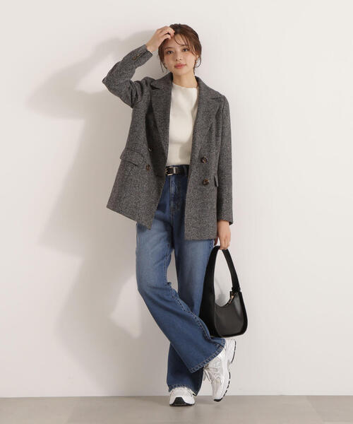 PROPORTION BODY DRESSING（プロポーションボディドレッシング）の「ベーシックテーラードジャケット / 1215250001（テーラードジャケット・レディース・ベージュ系その他/ブラック系その他・SMALL/P/S/MEDIUM）」の15枚目の写真