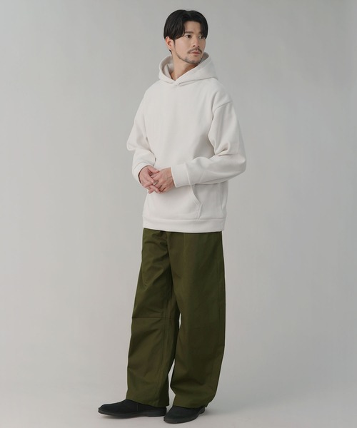 LIL VENDARS（リルヴェンダース）の「Buyer's Select / ケーブルジャガード裏シャギープルオーバーパーカー（パーカー・メンズ・ダークブルー/スミクロ/アイボリー/ブラウン・M/LL/L）」の7枚目の写真