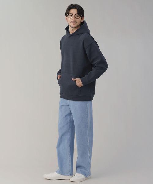 LIL VENDARS（リルヴェンダース）の「Buyer's Select / ケーブルジャガード裏シャギープルオーバーパーカー（パーカー・メンズ・ダークブルー/スミクロ/アイボリー/ブラウン・M/LL/L）」の13枚目の写真