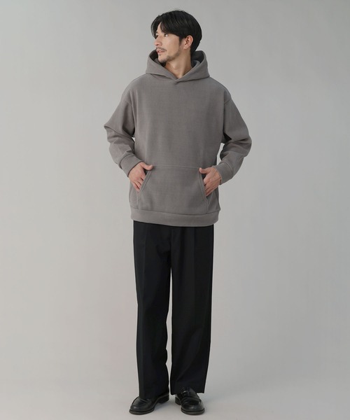 LIL VENDARS（リルヴェンダース）の「Buyer's Select / ケーブルジャガード裏シャギープルオーバーパーカー（パーカー・メンズ・ダークブルー/スミクロ/アイボリー/ブラウン・M/LL/L）」の17枚目の写真