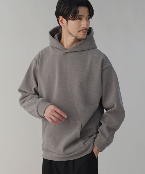 LIL VENDARS（リルヴェンダース）の「Buyer's Select / ケーブルジャガード裏シャギープルオーバーパーカー（パーカー・メンズ・ダークブルー/スミクロ/アイボリー/ブラウン・M/LL/L）」の14枚目の写真