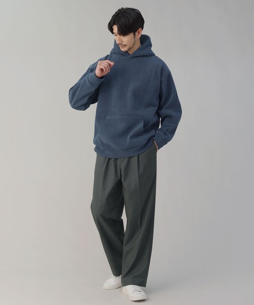 LIL VENDARS（リルヴェンダース）の「Buyer's Select / ケーブルジャガード裏シャギープルオーバーパーカー（パーカー・メンズ・ダークブルー/スミクロ/アイボリー/ブラウン・M/LL/L）」の21枚目の写真